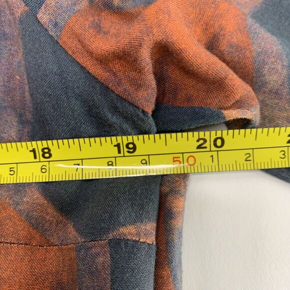 Soft Surroundings Tunic Medium Blouse Millefiori Blue Geometric Print Sequin Top - Picture 15 of 16